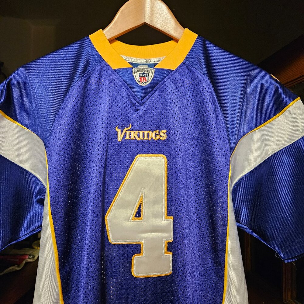 Minnesota Vikings Brett Favre #4 Purple Jersey - Reebok - Size XL